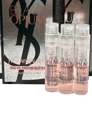 YSL Black Opium glitter sample set of three for quick trials