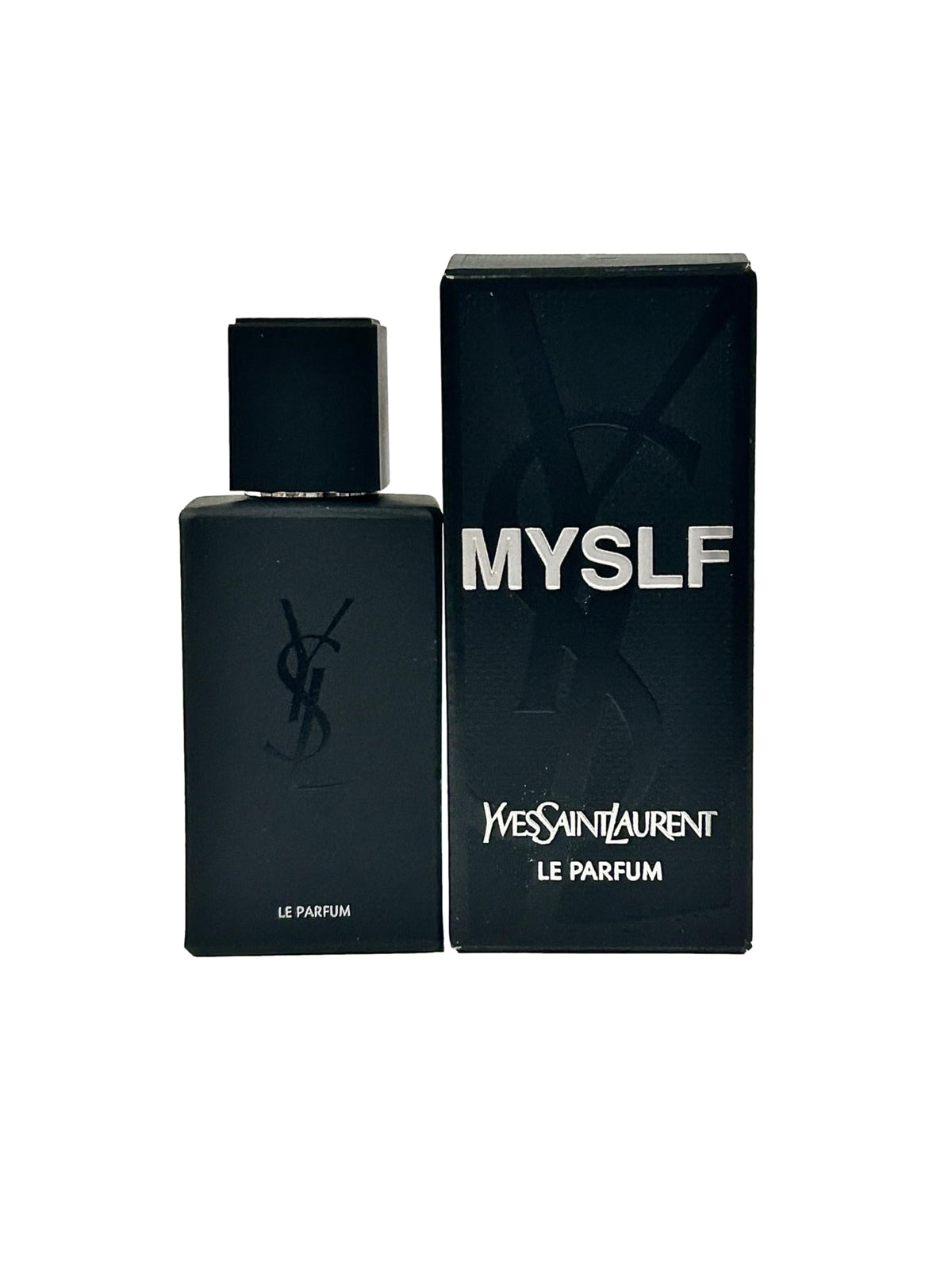 YSL Le Parfum Myslf mini bottle close-up, portable luxury you can take anywhere