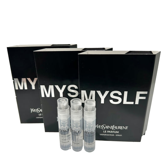YSL MYSLF Le Parfum sample vial for on-the-go testing and travel
