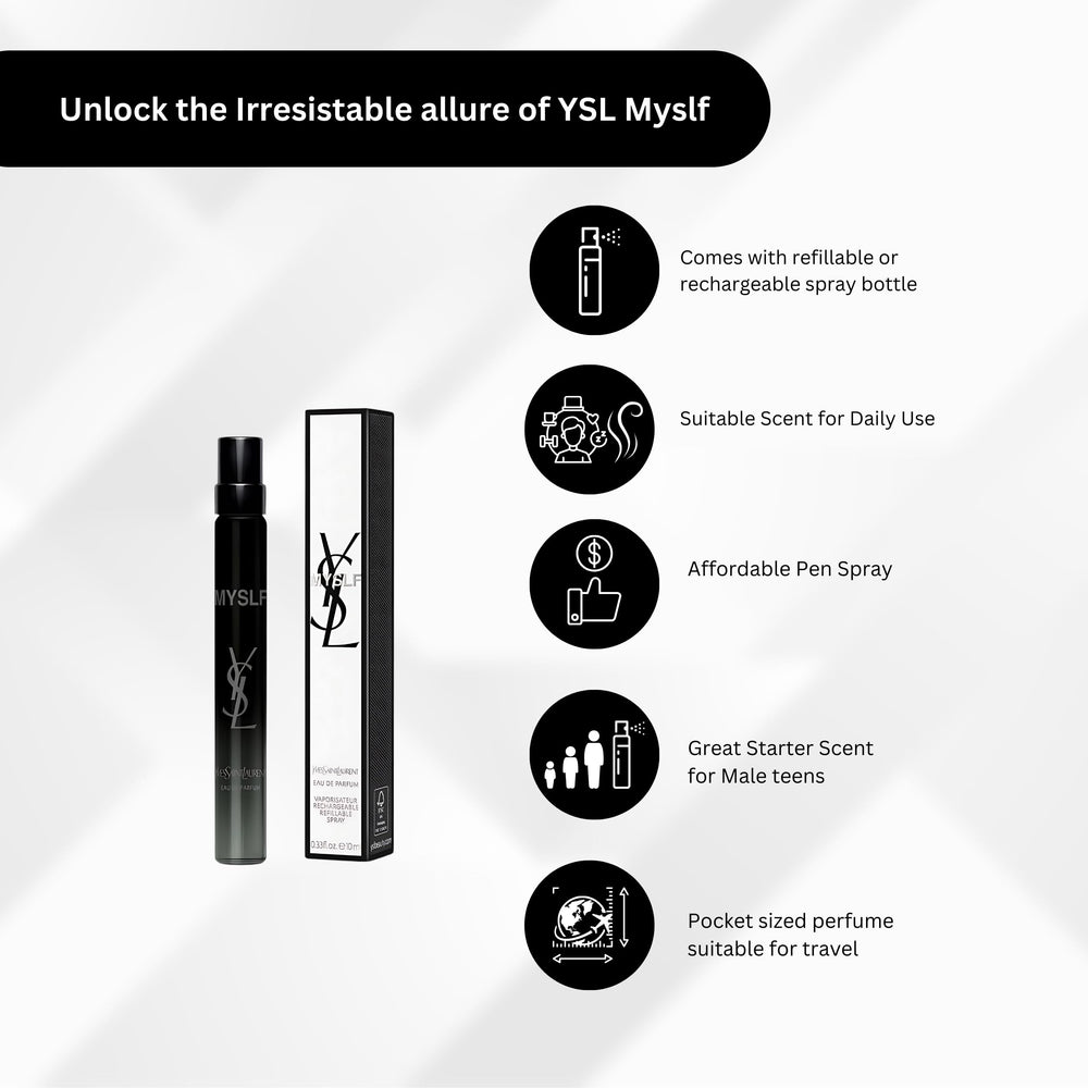 YSL MYSLF travel spray compact for on-the-go use