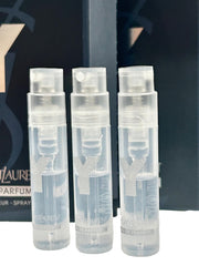YSL packaging for Y Men sample set, sleek presentation and easy storage.