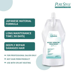 ysnstyle PureStyle damaged-hair repair showing strengthened strands