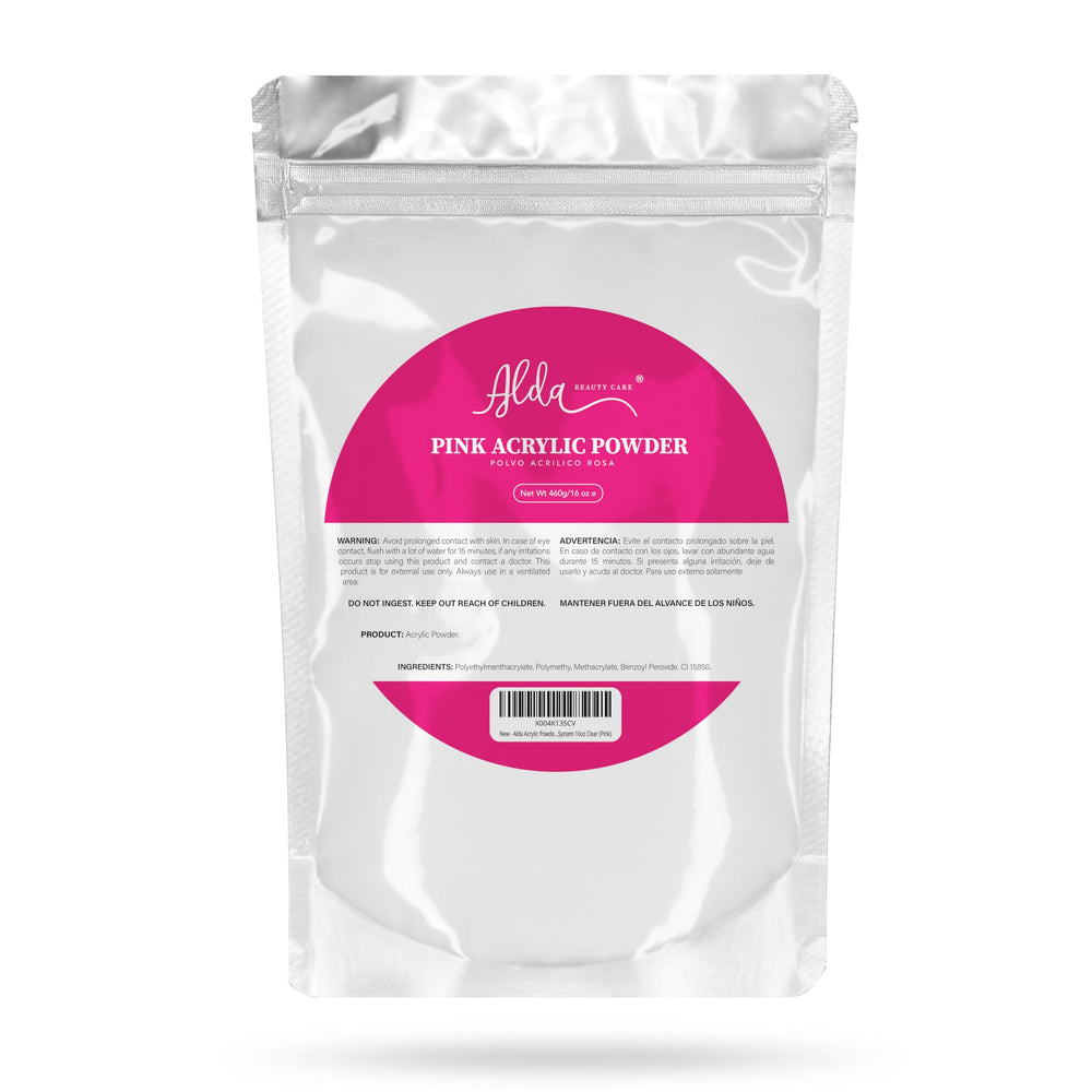 YSSER Alda 16oz acrylic powder bottle for durable, salon-quality nails.