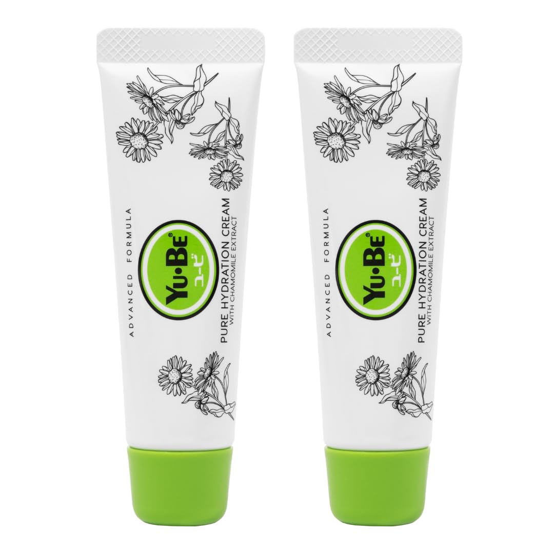 Yu-Be Advanced Formula Pure Hydration Cream close-up showing creamy texture for hydration