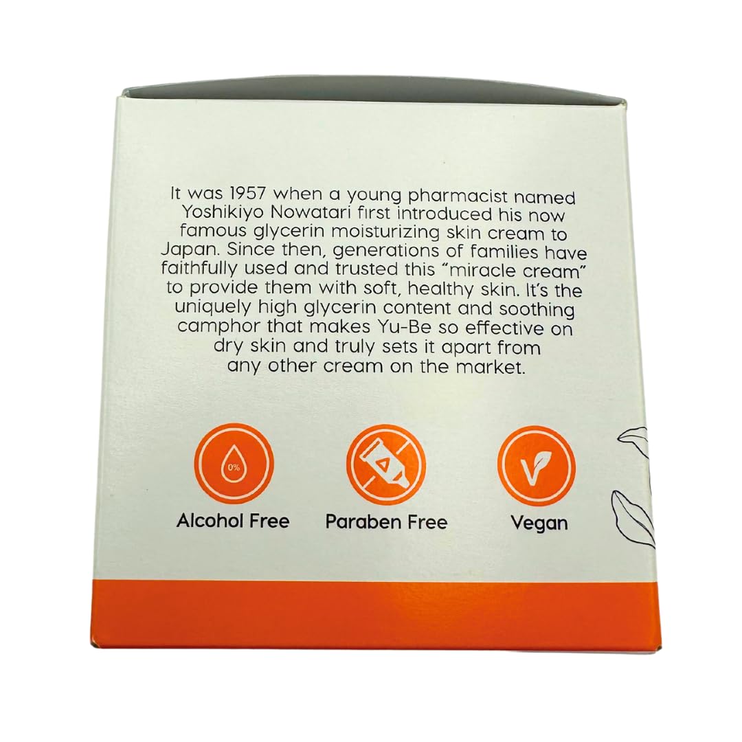 Yu-Be head-to-toe use suggested for daily skin care.