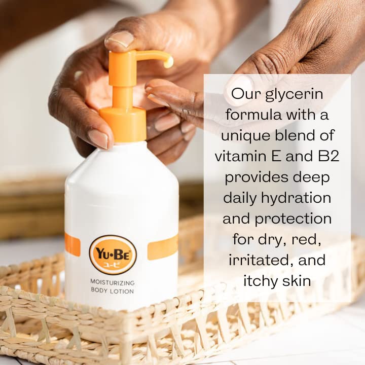 Yu-Be versatile moisturizer for frequent hand washing and daily use.