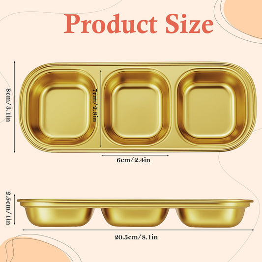 Yuanan small facial bowls with three compartments for masking uses.