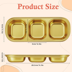 Yuanan small facial bowls with three compartments for masking uses.