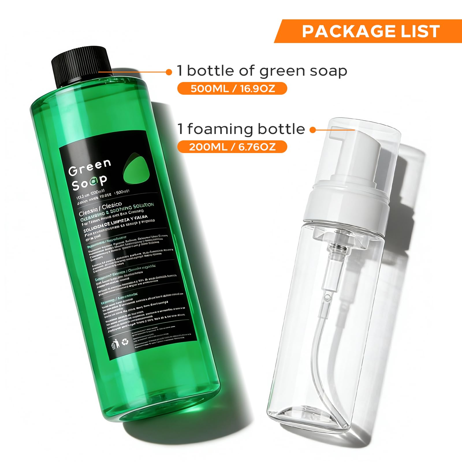 Yuelong foam bottle pump 7oz delivers ready-to-use lather for efficient application.