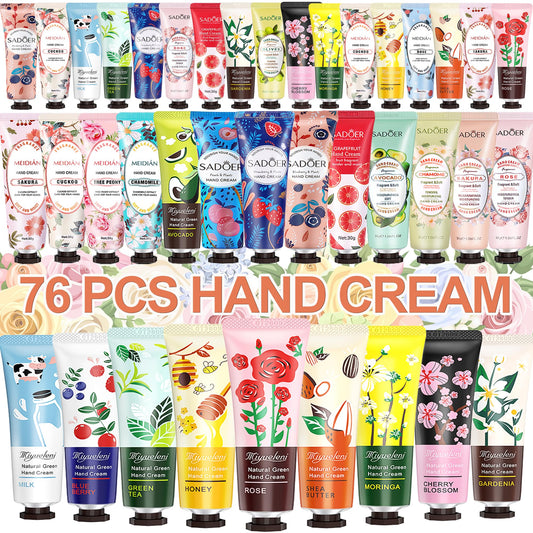 YUEONEWIN hand cream gift set with 76 scents for thoughtful gifting