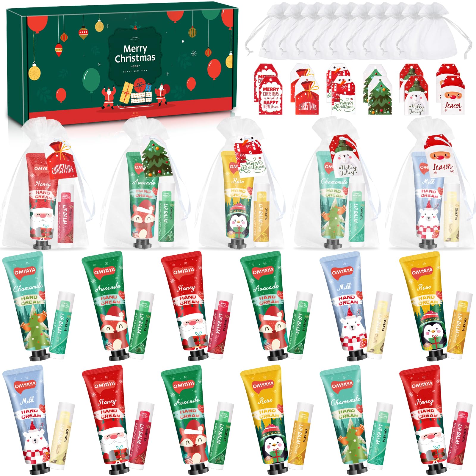 YUEONEWIN hand cream bulk pack for festive gifting and smooth hands.