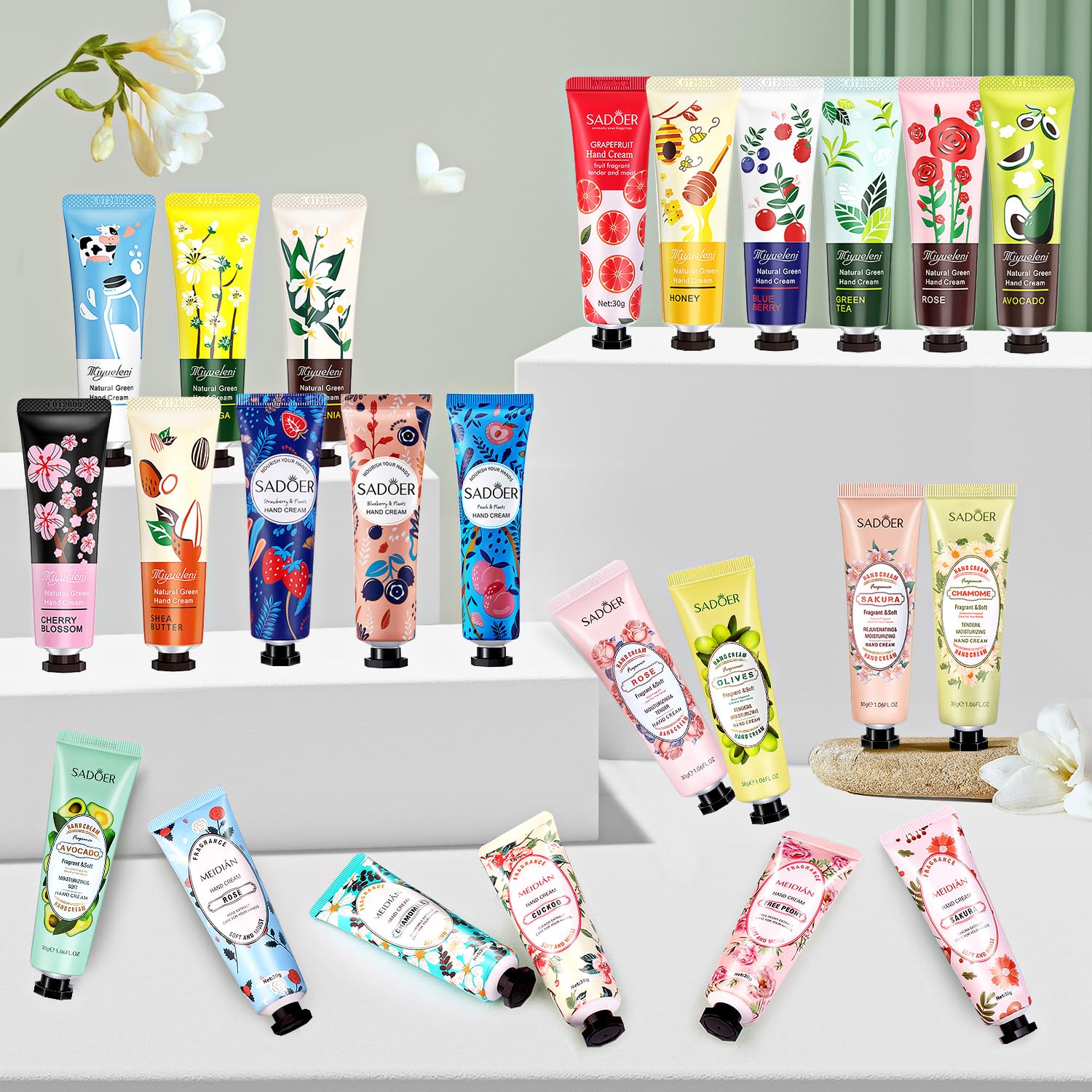 YUEONEWIN compact packaging gift-ready for vanity or gifting