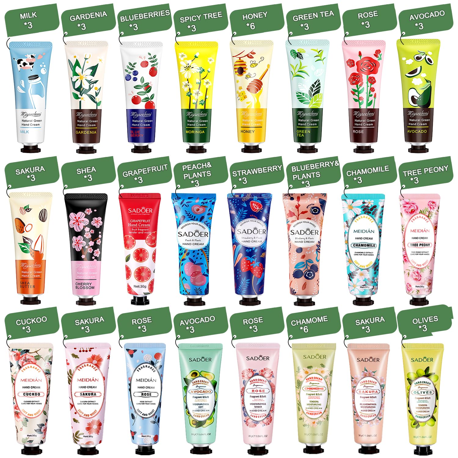 YUEONEWIN hand cream with natural plant ingredients for nourishing skin