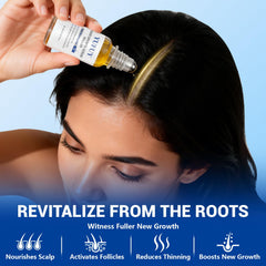 YUFUY Rosemary oil scalp-care close-up for invigorating scent and care
