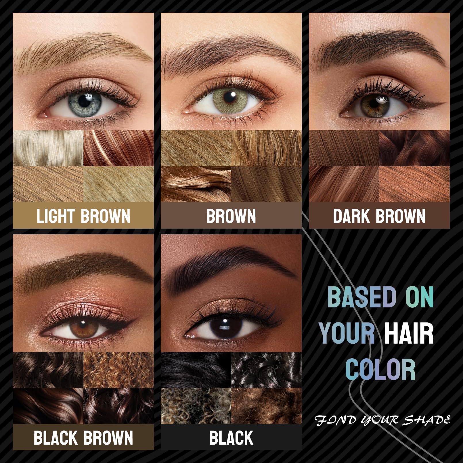 Yulinlon 9708 waterproof brow pen for smudge-proof wear