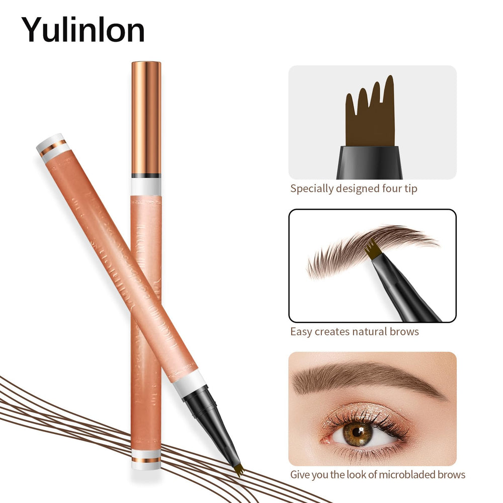Yulinlon brow pen fills sparse areas with soft strokes