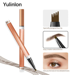 Yulinlon brow pen fills sparse areas with soft strokes
