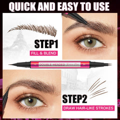 Yulinlon Brow Pen shade Light Brown matches soft brow tones.