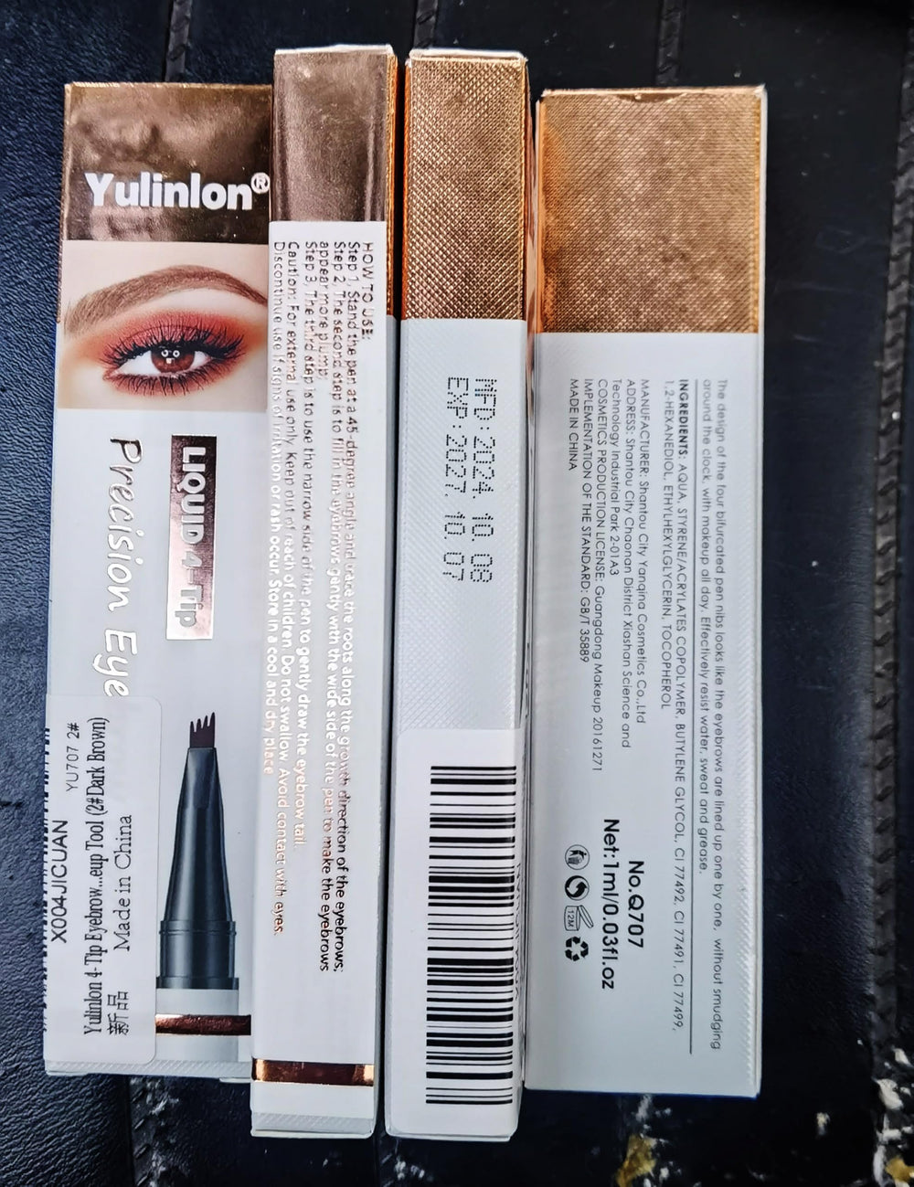 Yulinlon easy-to-use eyebrow pen for quick daily touch-ups