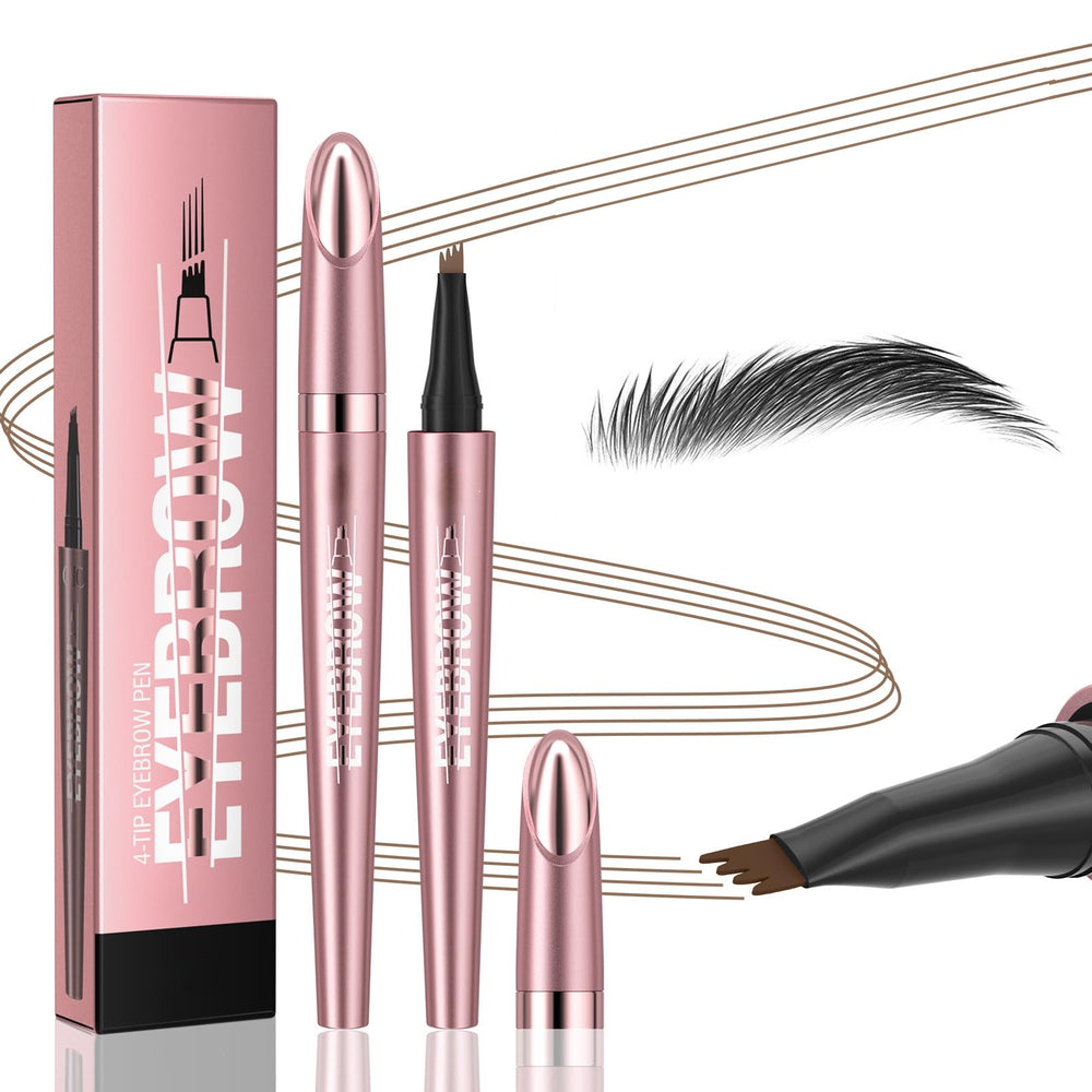 Yulinlon Q708 close-up of the 3D microfork tip for precise, natural brows.