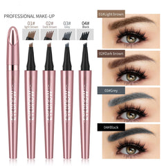 Yulinlon Q708 four-tip design enables versatile, hair-like strokes.