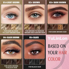Yulinlon transparent brow gel set providing defined, lasting brow hold
