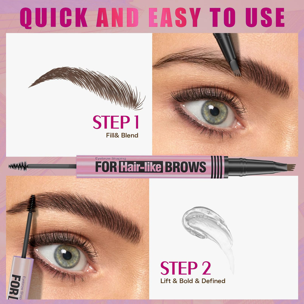 Yulinlon waterproof brow formula stays put through daily activities.