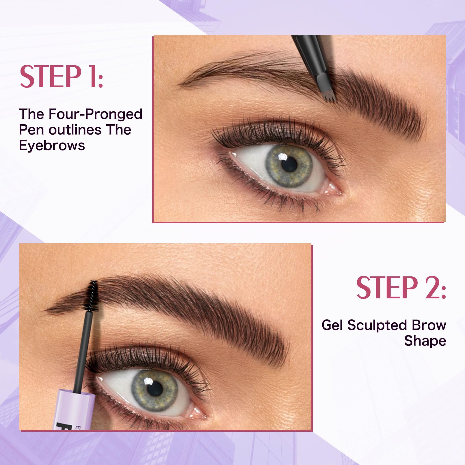 Yulinlon waterproof brow formula for all-day smudge-resistant wear.
