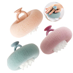 YUMMIS super-soft sunflower suction bath ball with plush texture and rich foam