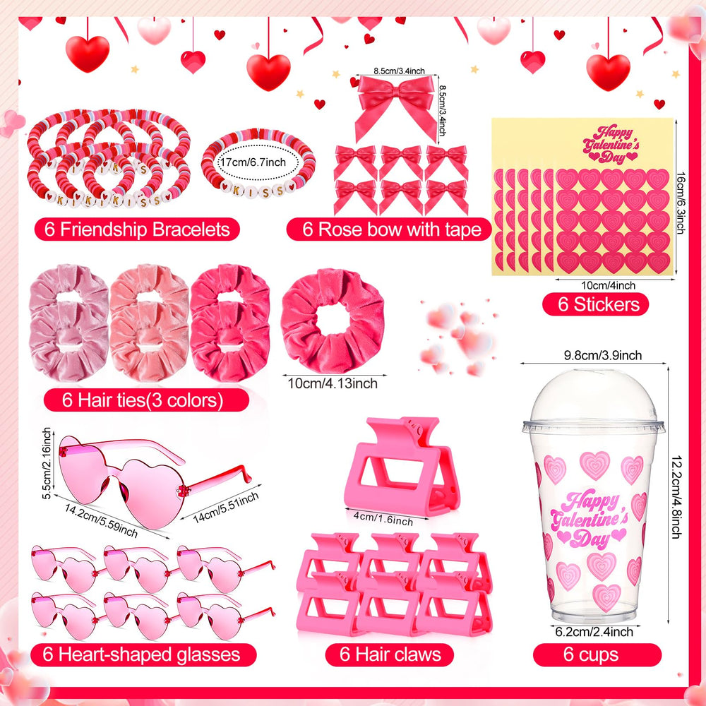 Yungyan Galentines Day bracelets with heart accents for coordinated gifts.