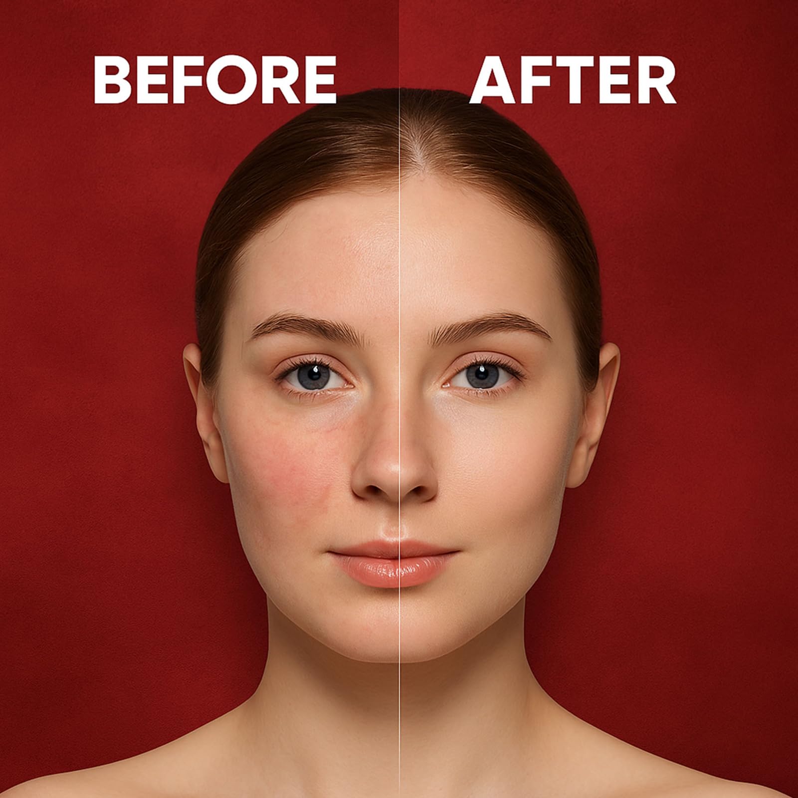 Yunmeng scalp application demonstration showing targeted soothing benefit