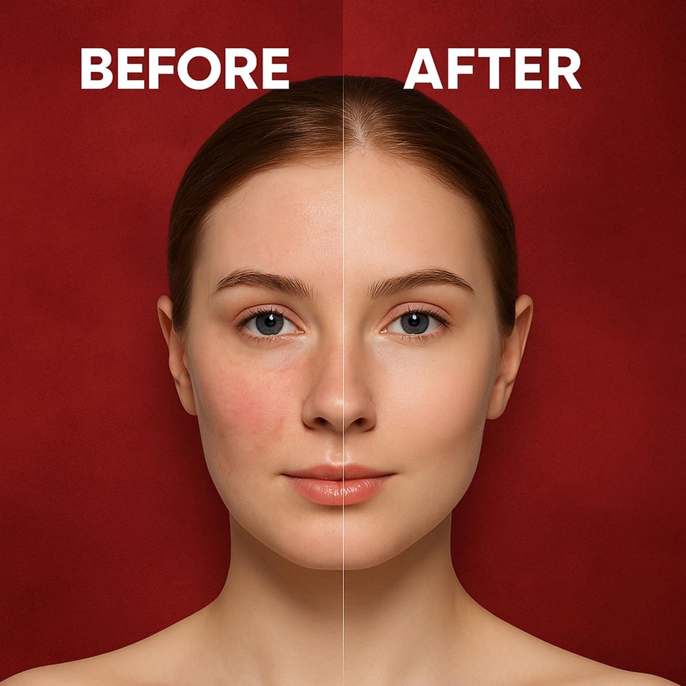 Yunmeng scalp application demonstration showing targeted soothing benefit
