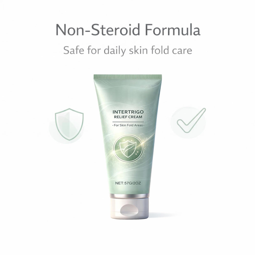 Applying Healora on skin folds demonstrates smooth, comfortable daily use.