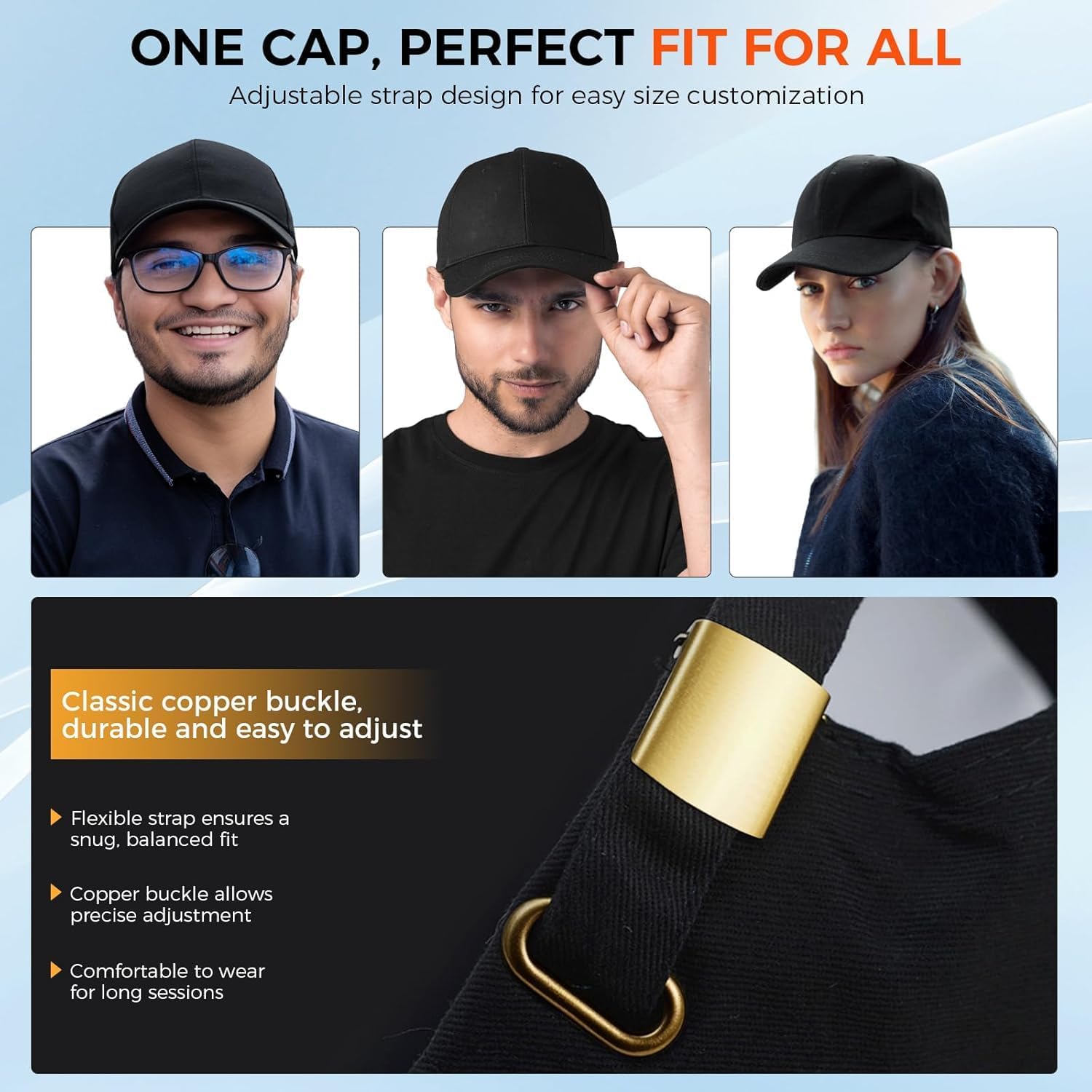 Yuxian Red Light Hair Growth Cap rechargeable battery for wireless portability
