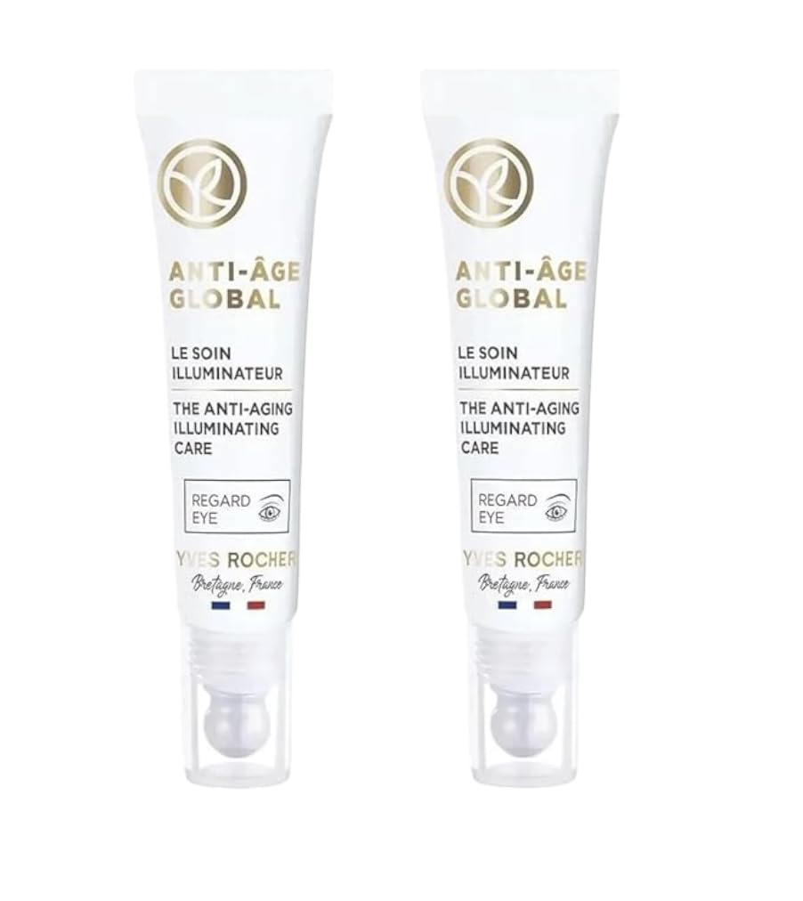 Yves Rocher Complete Eye Cream application smooths the eye contour for daytime wear.