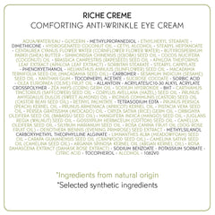Yves Rocher Eye Cream Riche packaging with box and tube for daily use