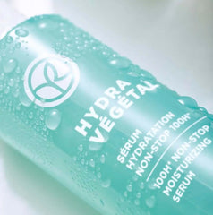 Compact Yves Rocher Hydra Vegetal serum packaging for on-the-go hydration