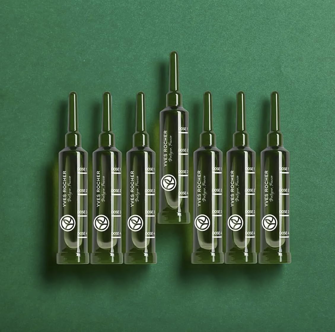 Yves Rocher intensive 16-day treatment packaging showcases multi-bottle regimen.
