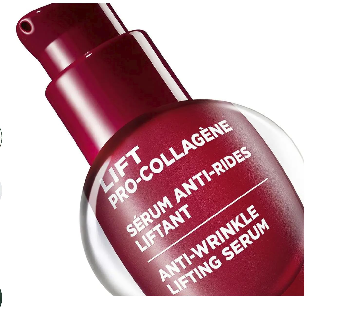 Yves Rocher Lift Pro-Collagene serum on skin shows firmer look