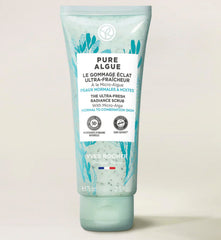 Yves Rocher jelly-like texture being spread for a refreshing cleanse.