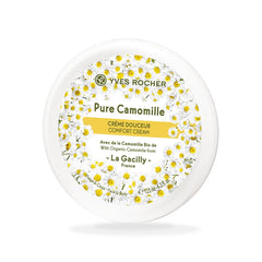 Yves Rocher Pure Calendula regenerating cream bottle for daily moisture and comfort.