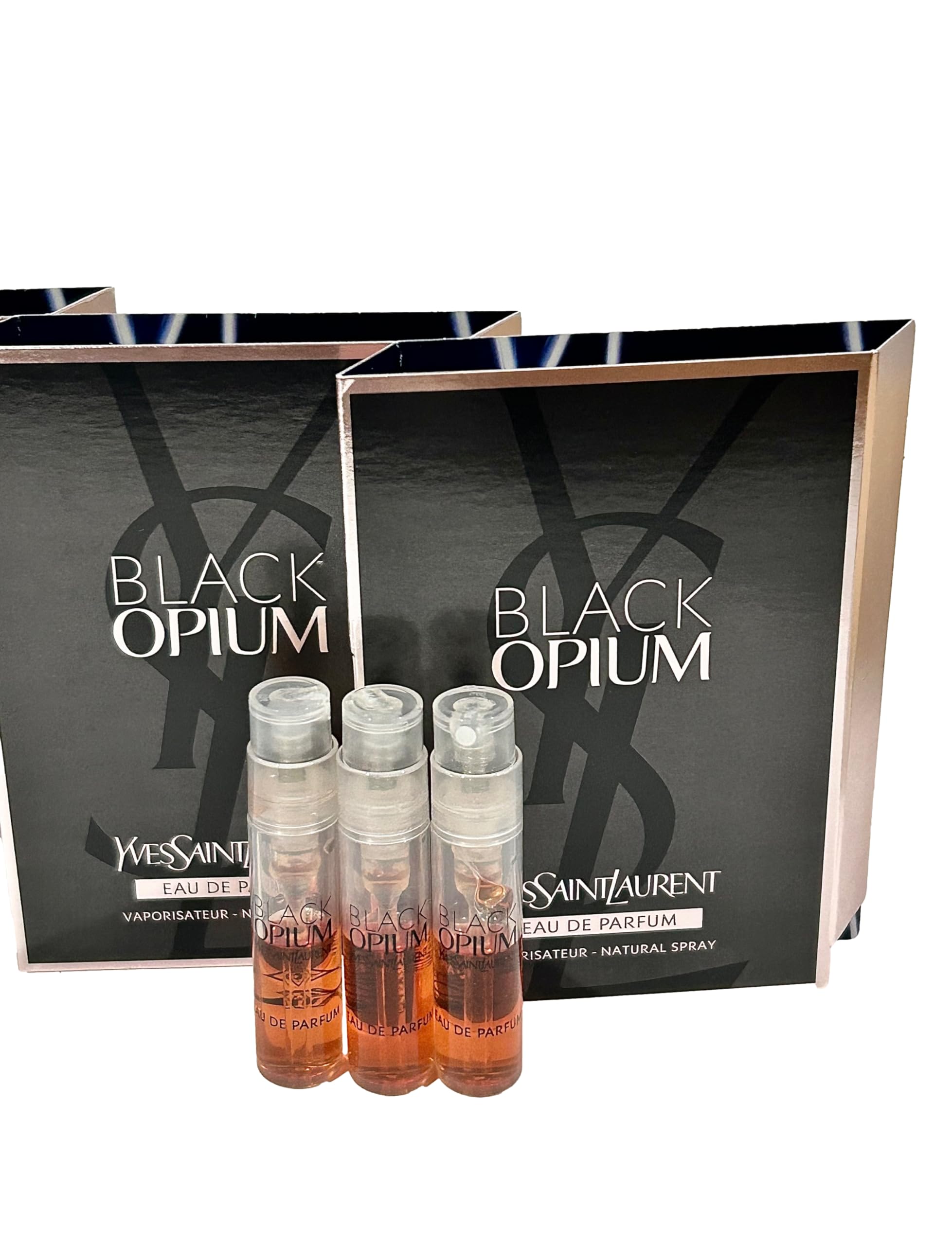 YSL Black Opium mini spray 1.2 ml compact tester for on-the-go.