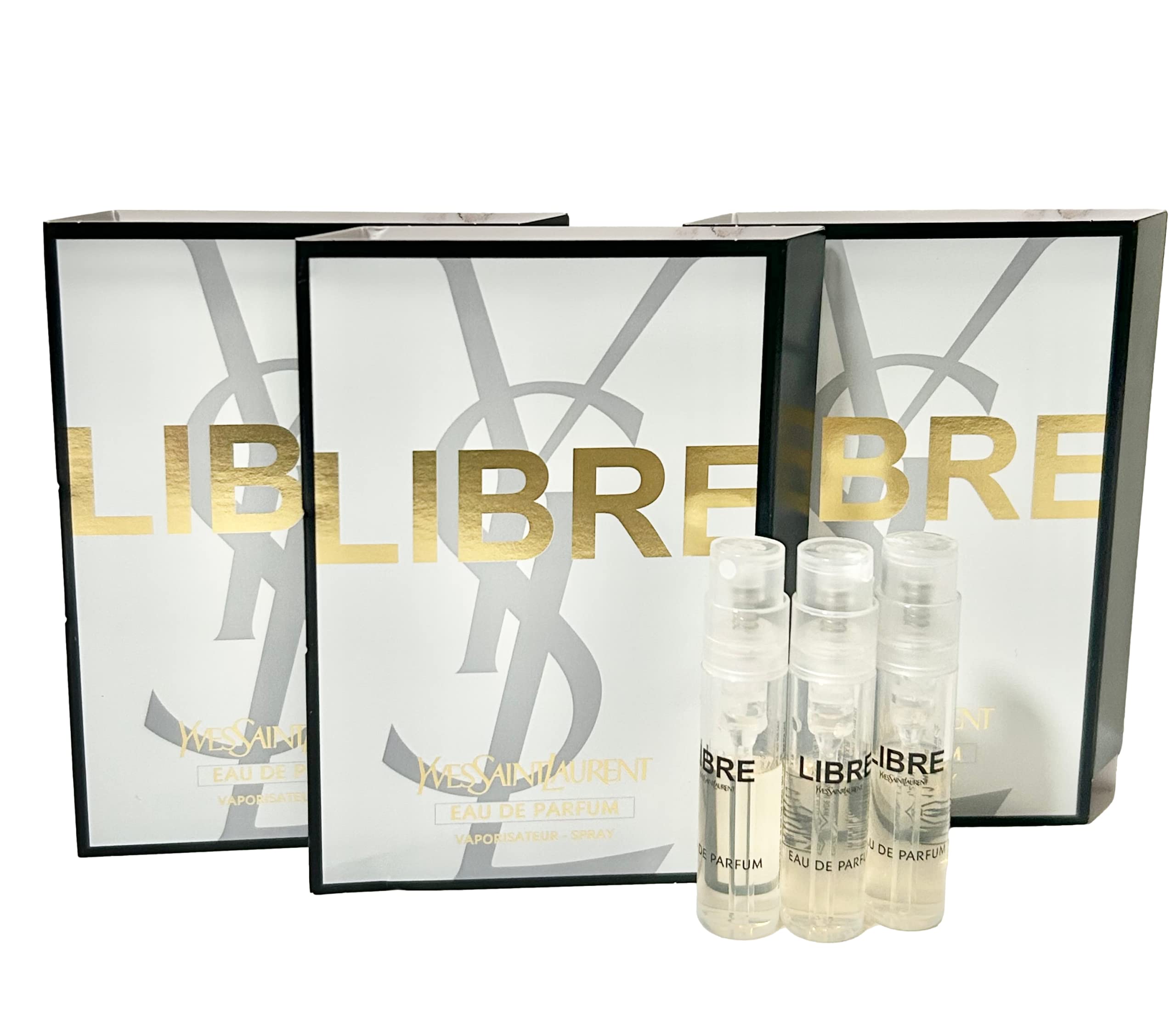 YSL Libre mini spray sample for on-the-go scent exploration.