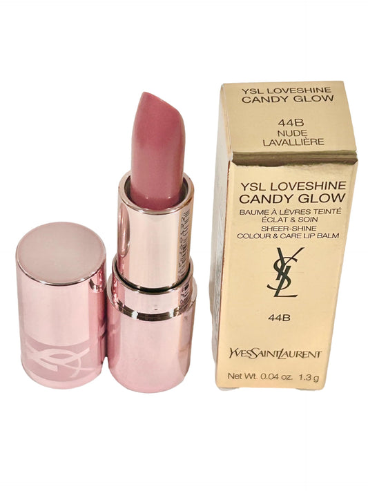 YSL Loveshine Candy Glow lipstick Nude Lavalliere application for easy everyday color.