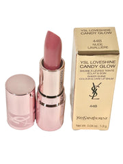 YSL Loveshine Candy Glow lipstick Nude Lavalliere application for easy everyday color.