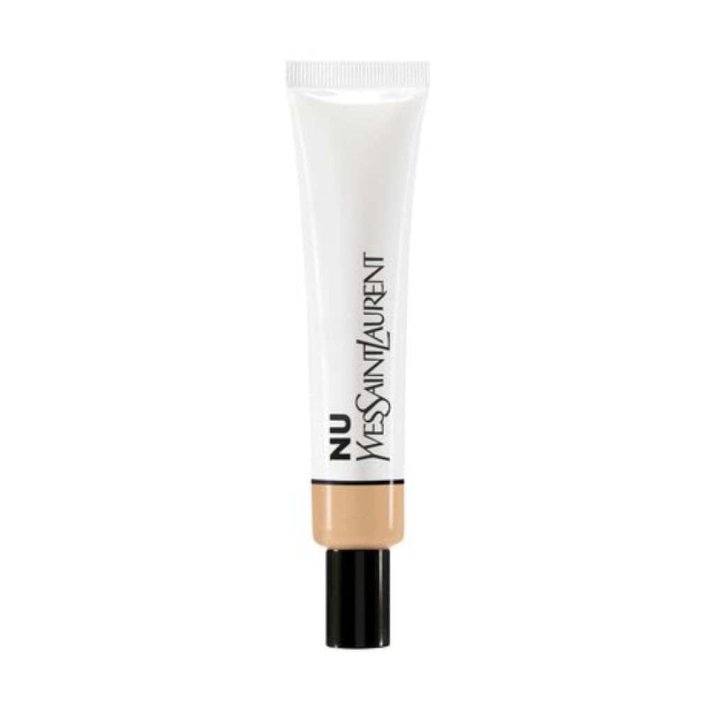 YSL Nu Bare Look Tint bottle closeup showing dewy, natural coverage