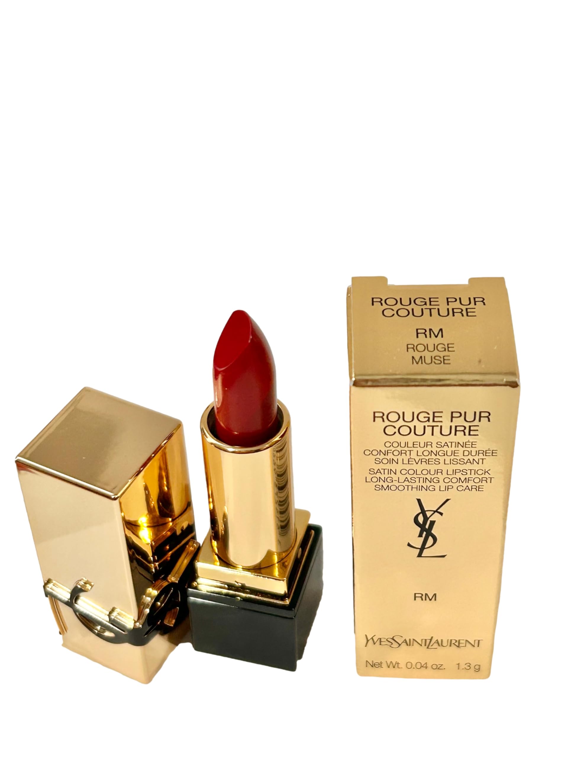 YSL Muse lipstick case highlights travel-friendly design.