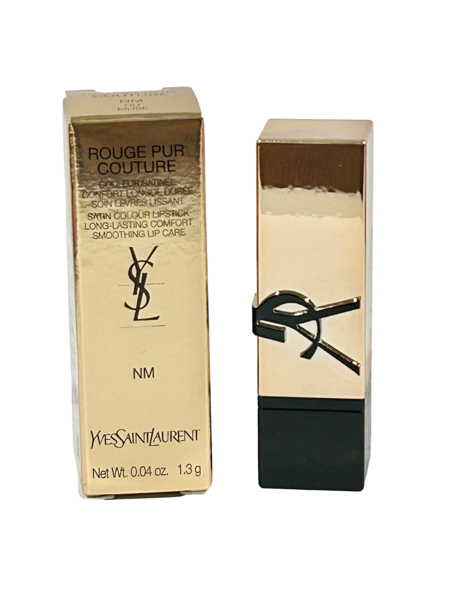 YSL Nu Muse mini lipstick in hand for precise on-the-go touch-ups
