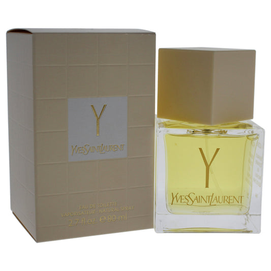 YSL Y for Women EDT bottle pour for daytime wear and memorable scent.