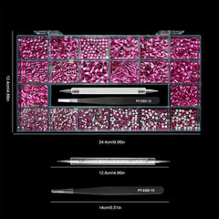 Yzzseven lightweight rhinestones easy to apply on nails